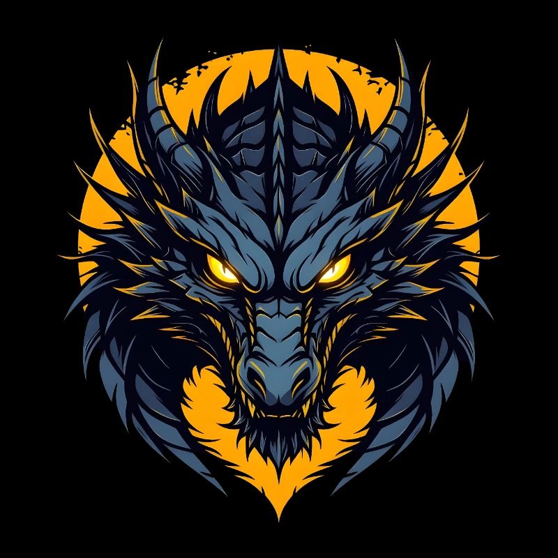 Dunkler Drache