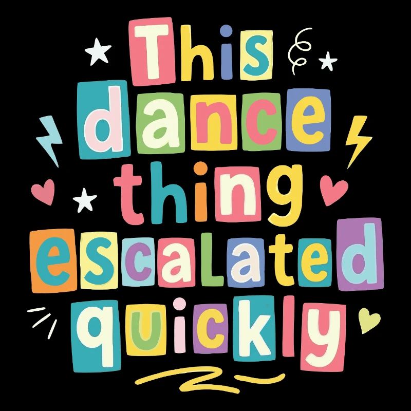 This dance quickly escalated