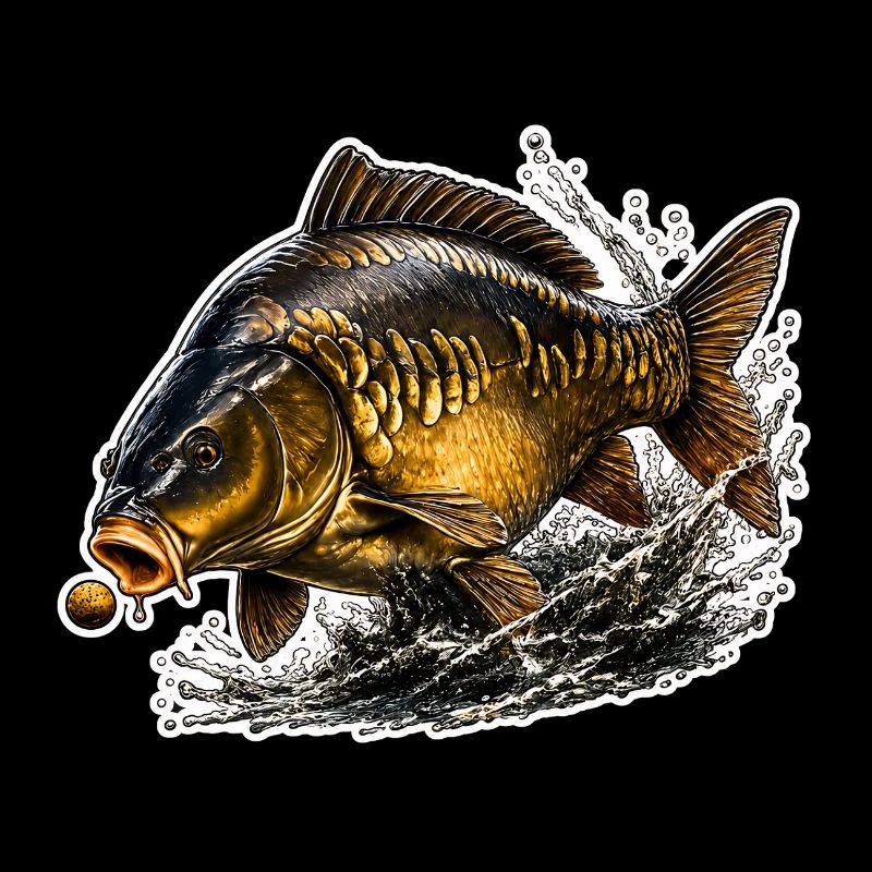 Conception de la pêche à la carpe miroir