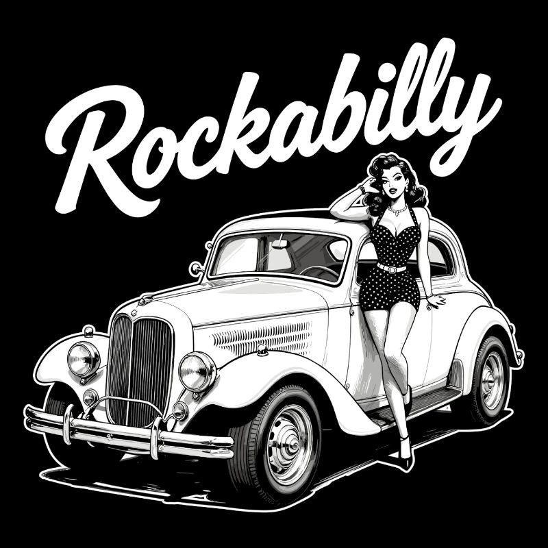 Rockabilly Pin-Up & Hot Rod Oldtimer Design