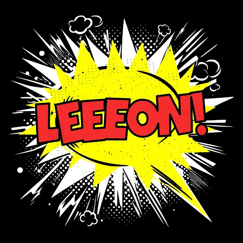 Leon Name Funny Speech Bubble Leeeon!