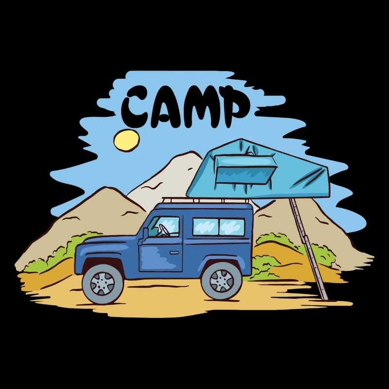 Camping Wohnmobil Vintage im Wohnwagen Caravan