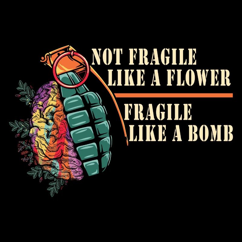 Nicht zerbrechlich wie eine Blume, sondern eine