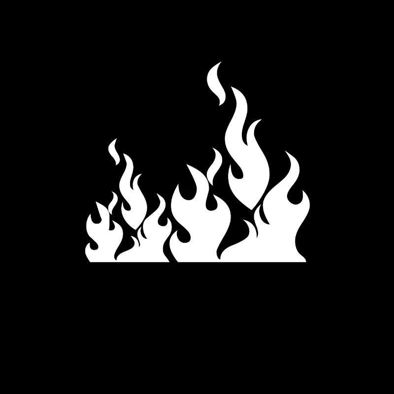 Flammen lodernd beeindruckend