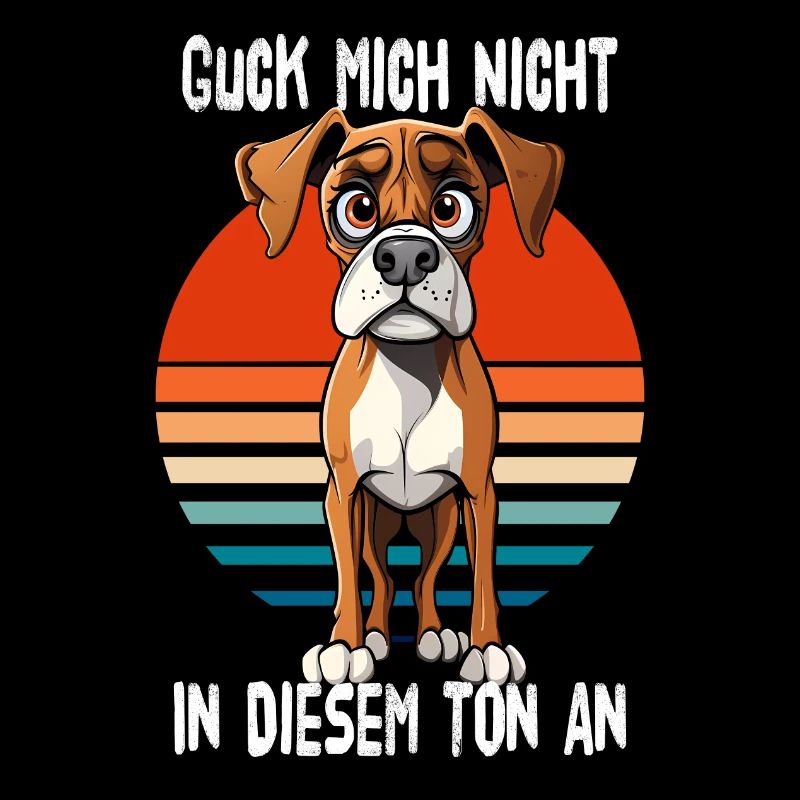 Ne me regarde pas dans ce boxer de tonalité