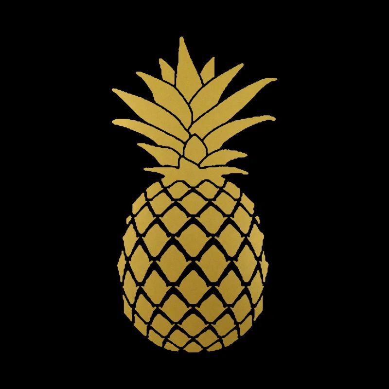 Été tropical d’ananas doré