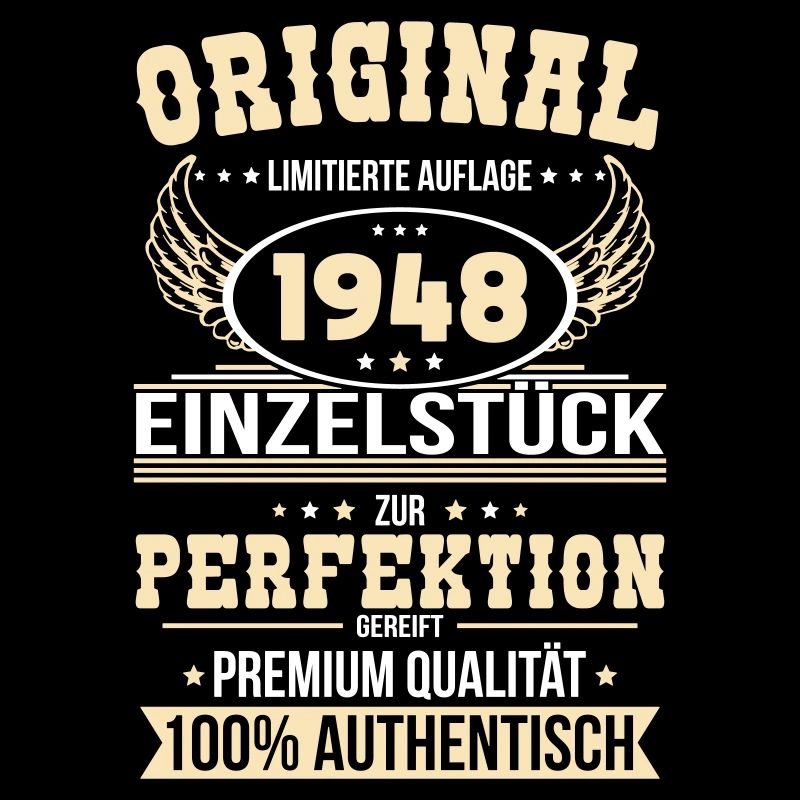 75. Geburtstag - Original 1948 Einzelstück
