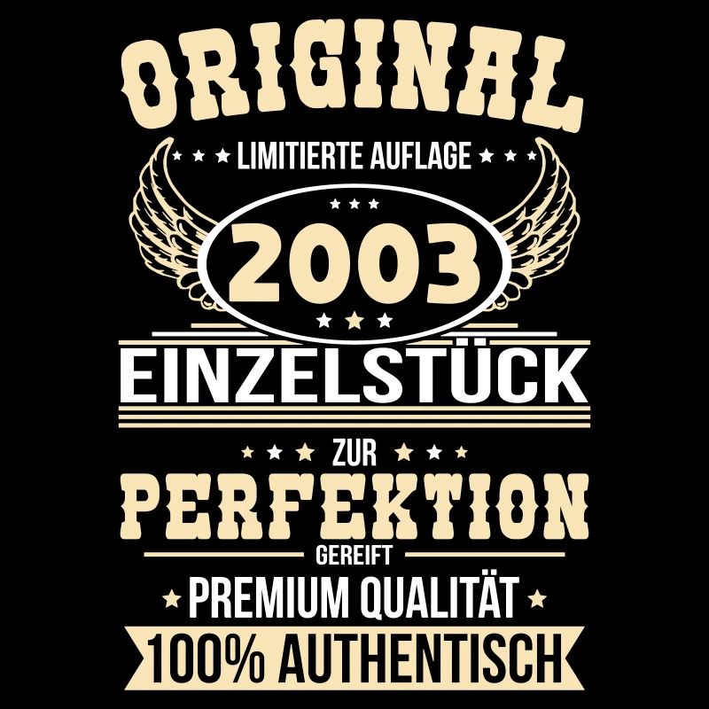 20. Geburtstag - Original 2003 Einzelstück