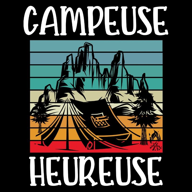 campeuse heureuse