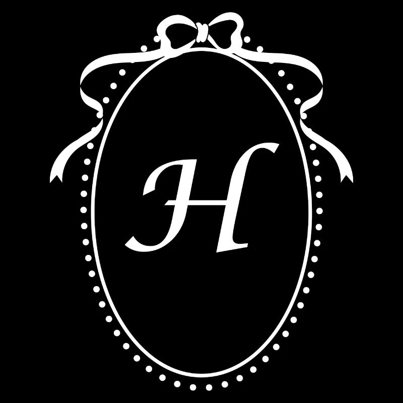 Vintage Buchstabe H Band - Geschenkidee