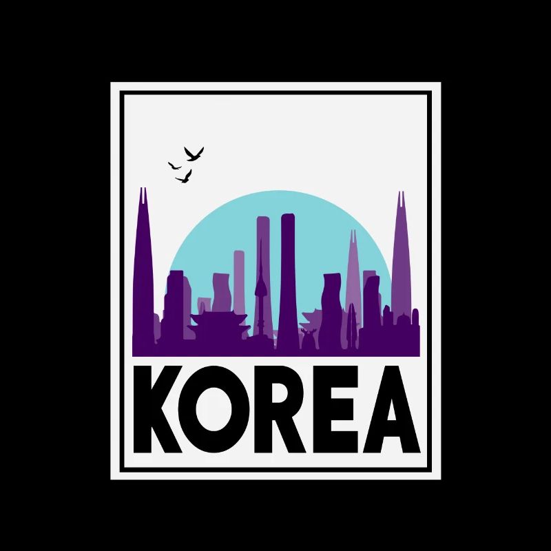 Corée du Nord Corée du Sud Asie Drapeau de Corée