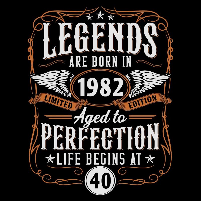 1982 Born Legends 40 Anniversaire