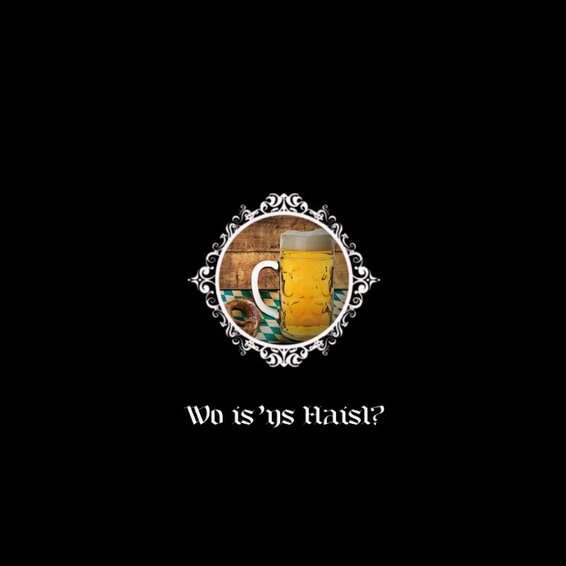 Häuserfrage mit Bierglas