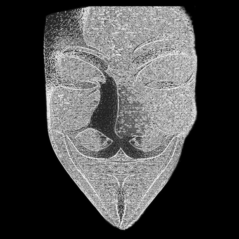 Anonymous v like vendetta mask