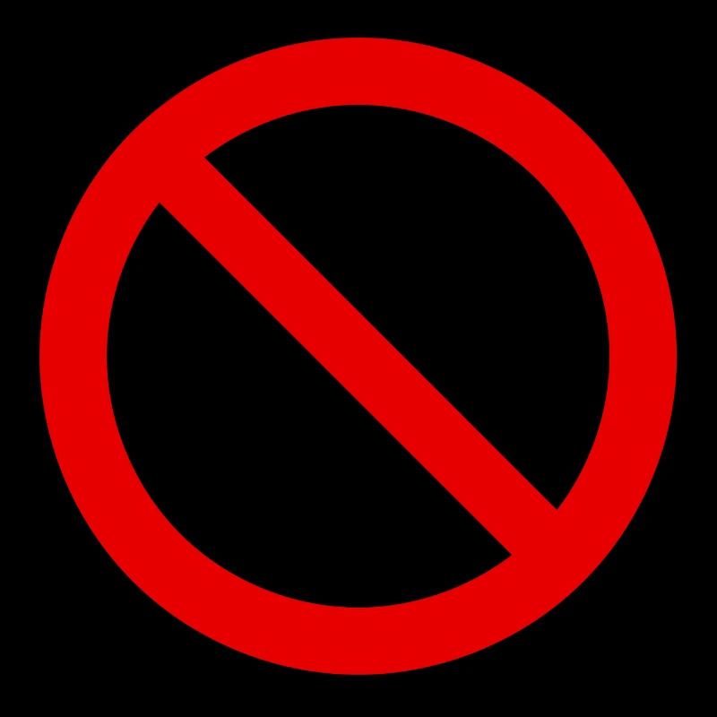 Red Forbidden Symbol Pattern