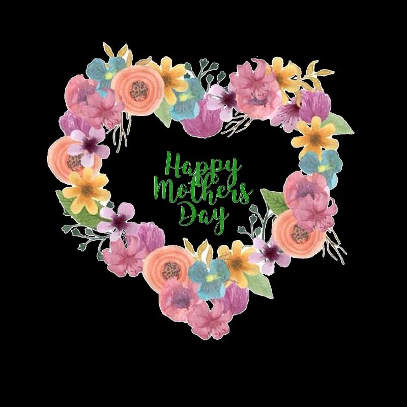 Blumenherz Muttertagsdesign