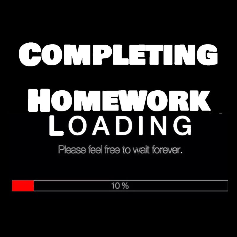 Scrolling Loading Bar University Funny Print