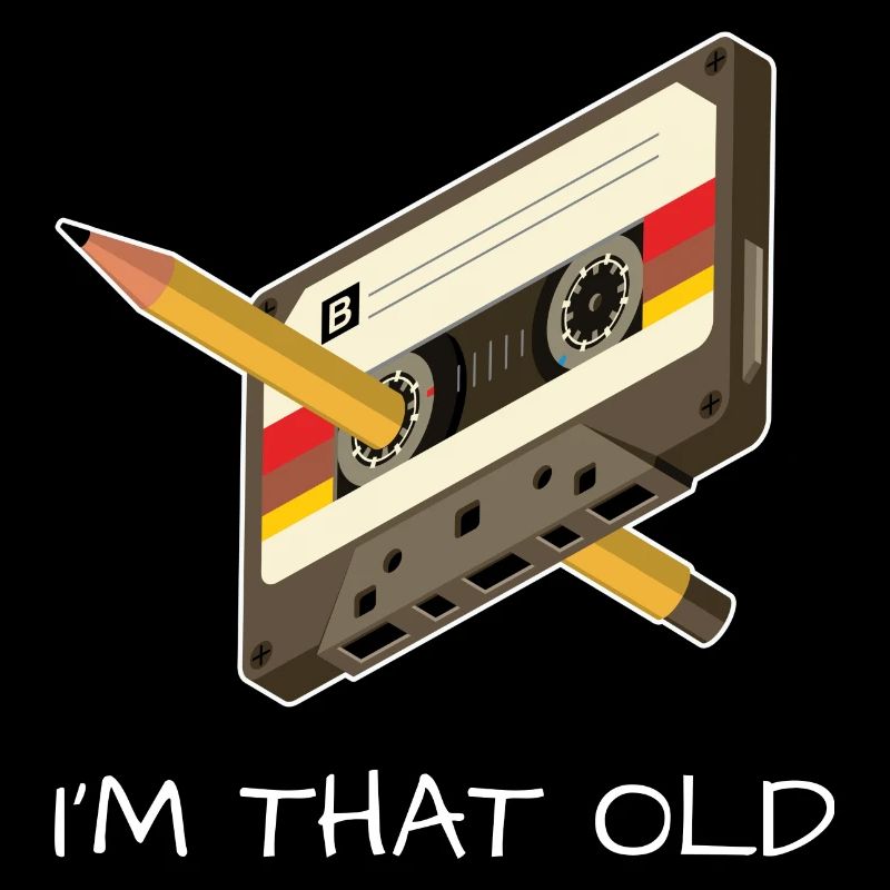 Kassette Alter 80er 90er Geschenkidee retro