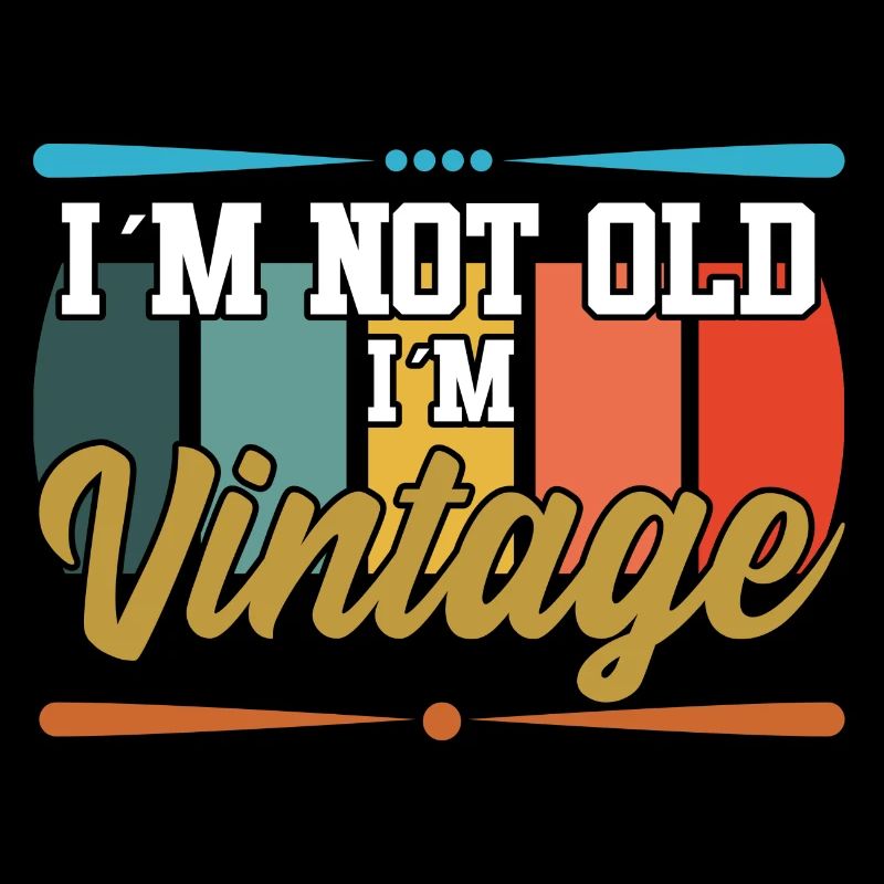 I'm not old textile gift idea