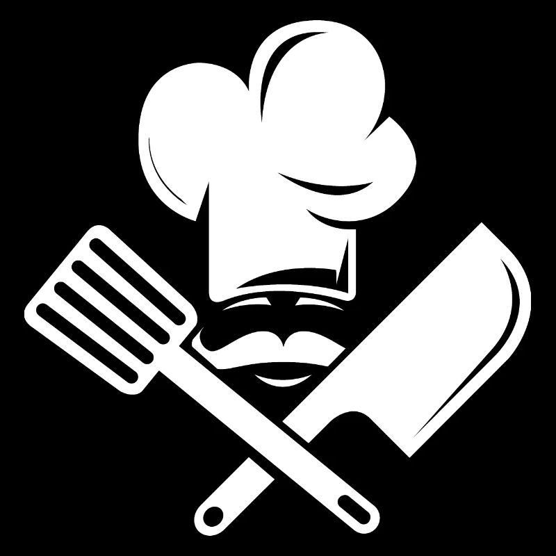 Icône d’illustration de couverts, symbole de cuisson de cuisine