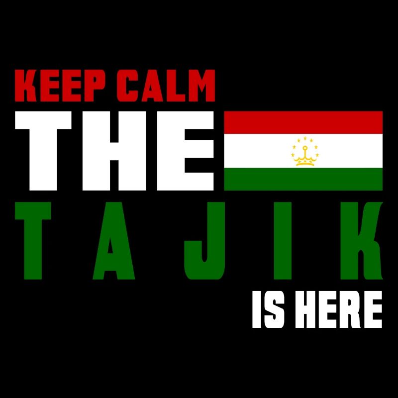 Keep Calm Tajikistan flag design