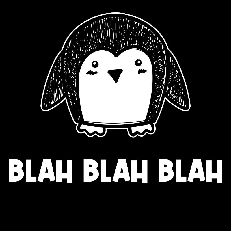 Pinguin Kalt Spruch Tier Schnee Eis Vogel