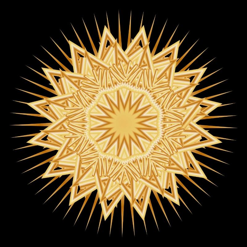 festively shining star for Christmas