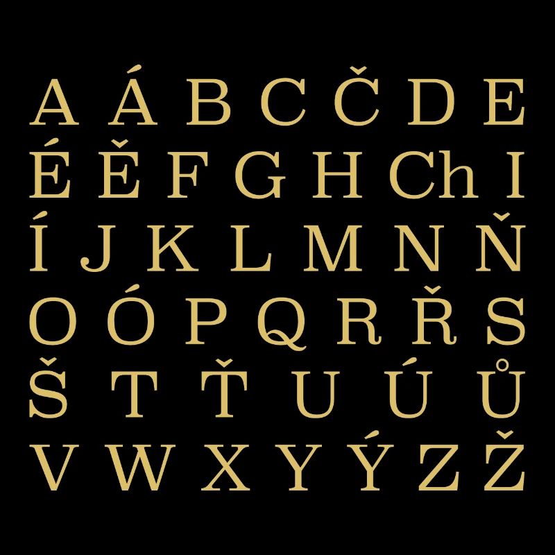 Alphabet tchèque République tchèque