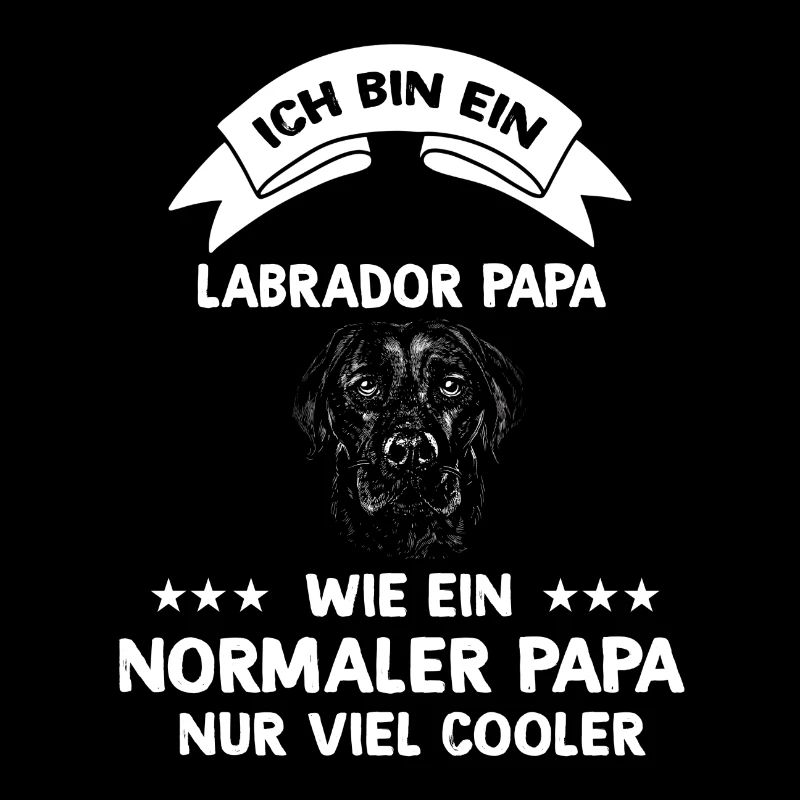 Ich bin ein Labrador Papa Hunde Design
