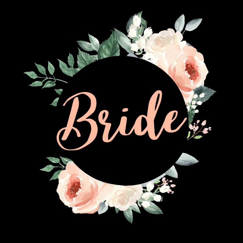 Team Bride! Green pastel wreath, customisable