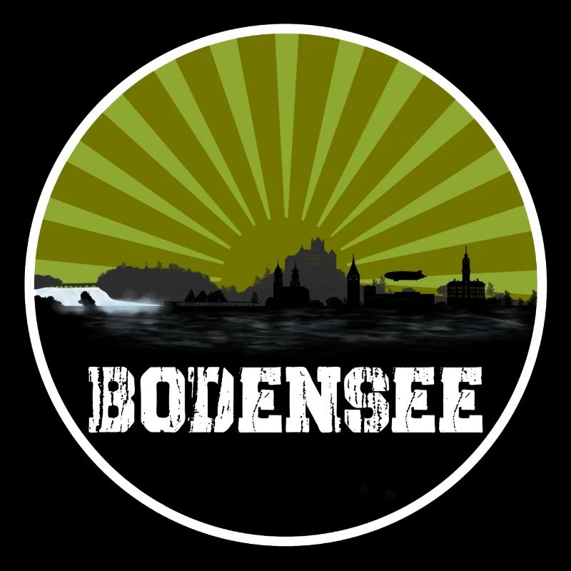 Bodensee Retro Skyline