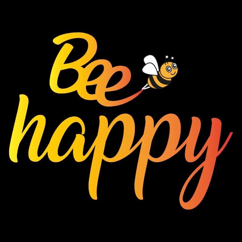 Bee Happy Gradient Font