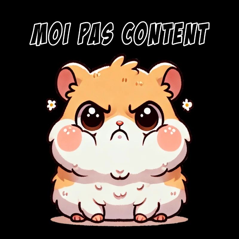 Hamster "Moi pas content"