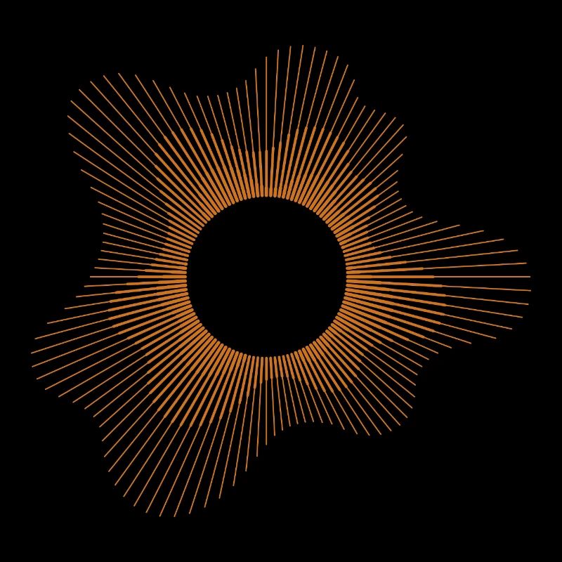 Solar Eclipse Geometric Design