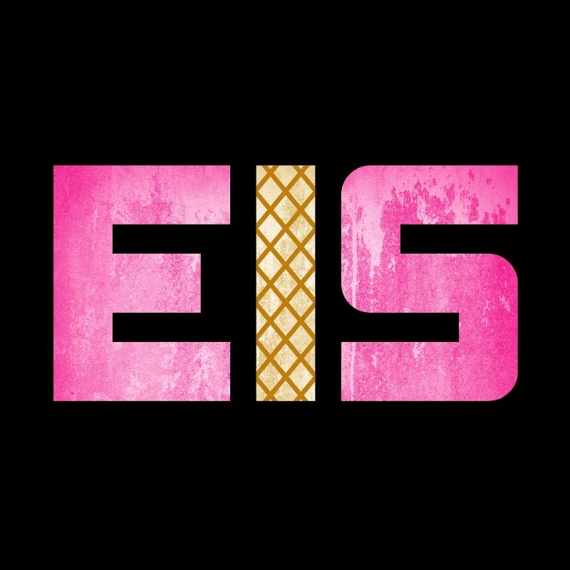 Eis Waffel Eisdiele Eiscreme Eiskrem Sommer pink