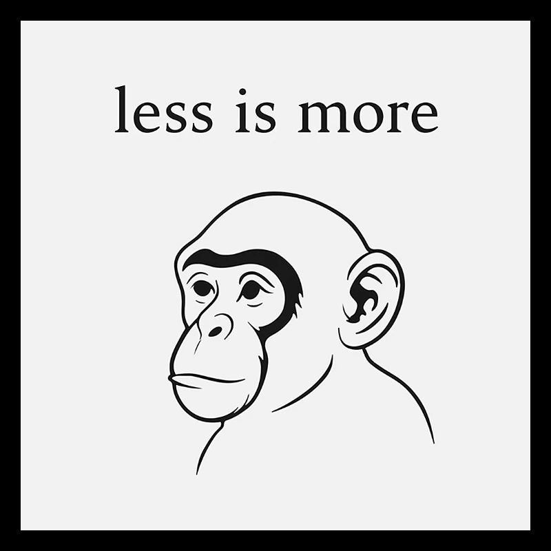 Minimalist monkey motivation