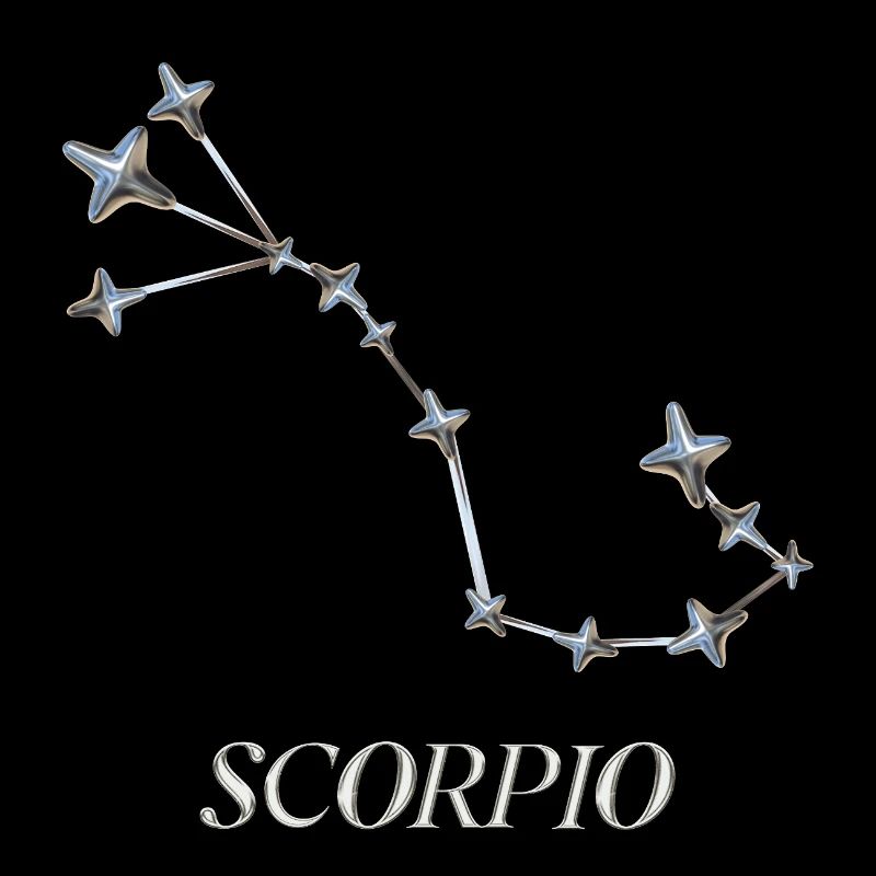 Scorpio Constellation – Silver Minimal Constellation