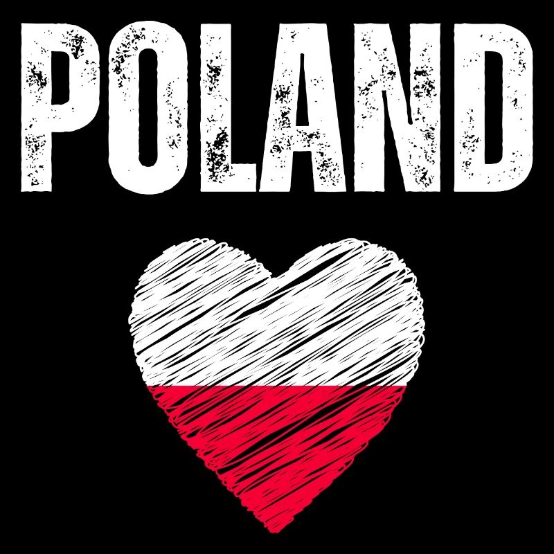 J’aime la Pologne, drapeau de la Pologne