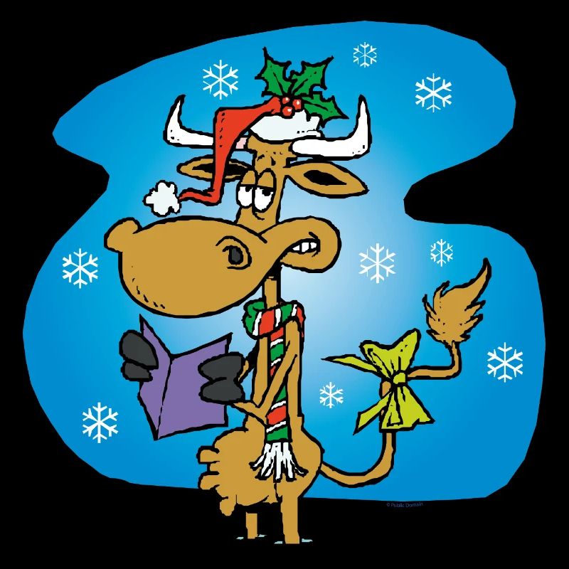 Vache Père Noël *drôle*