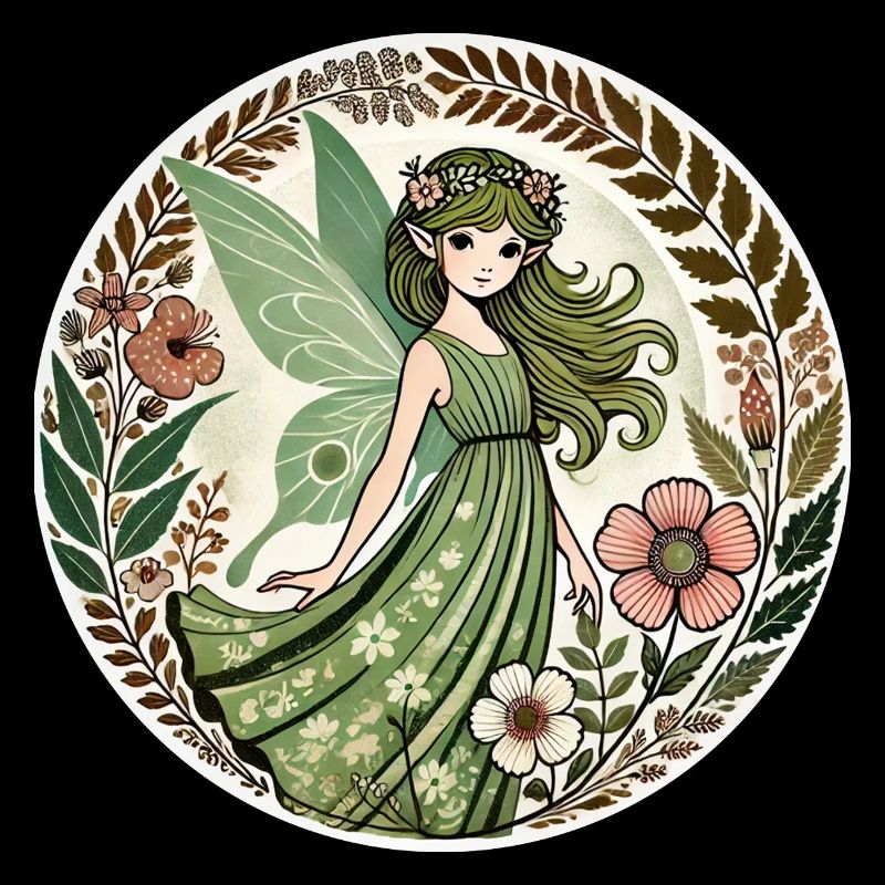 Conception de fée de la forêt enchantée