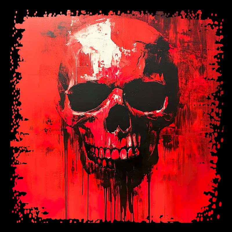 Dark Skull Art Print