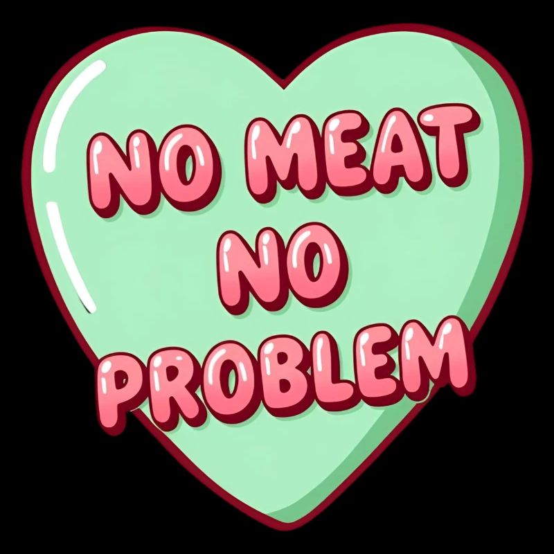 Mint Bubble Herz – No Meat No Problem