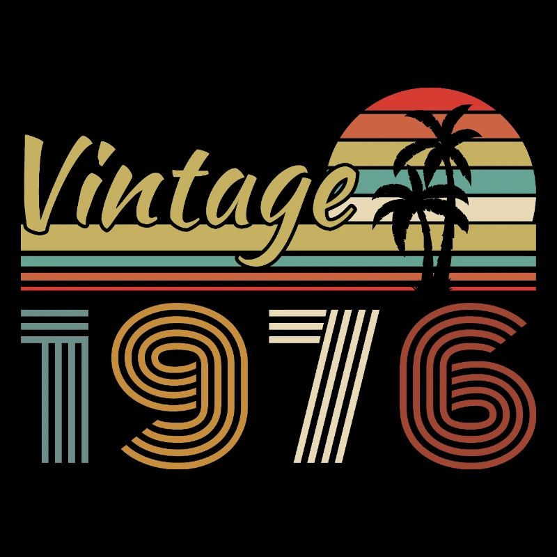 1976 Vintage Retro Geburtstagsgeschenk