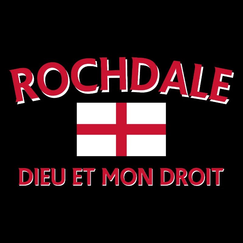 Devise du drapeau anglais de Rochdale