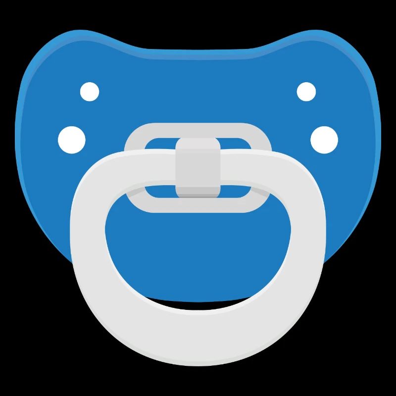 Blue pacifier