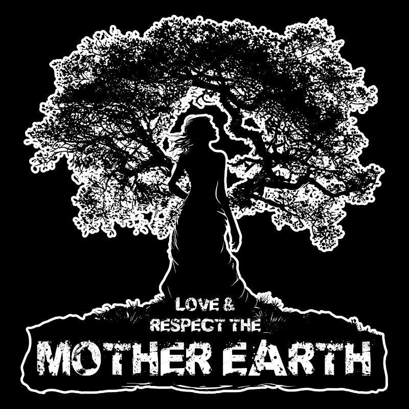 Mutter Erde - Weißes Design
