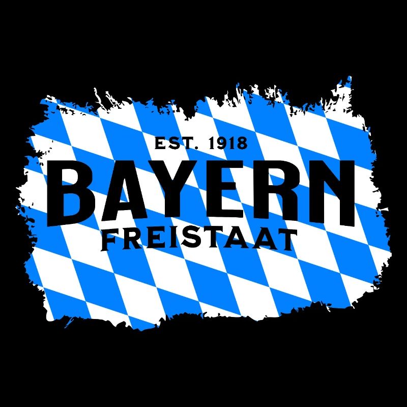 État libre de Bavière – Conception du drapeau en diamant