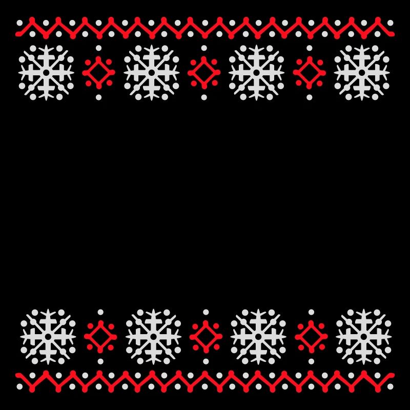 pull moche motif de Noël flocons de neige cool