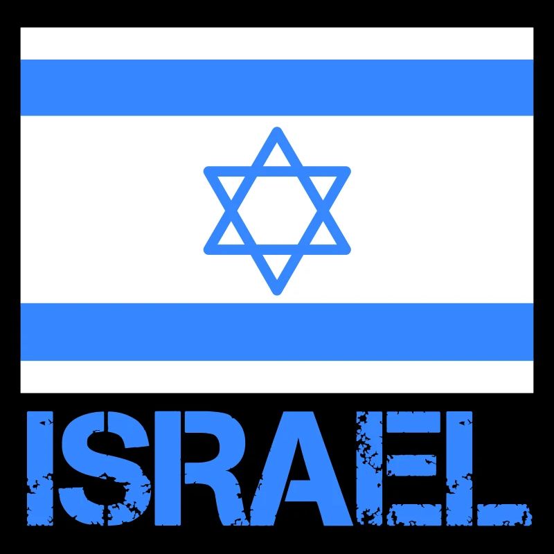 Flagge Israels mit Davidstern