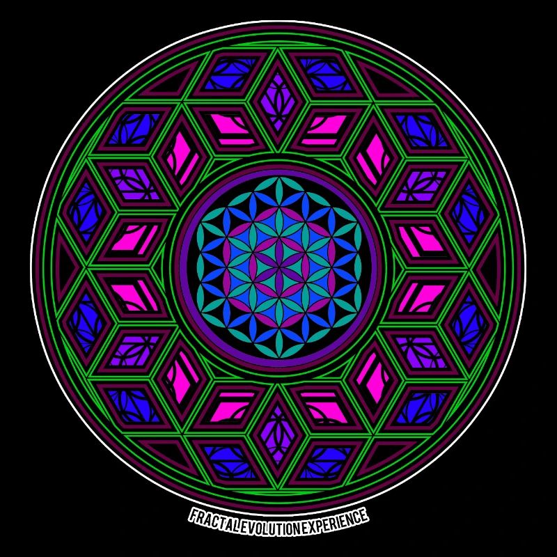 Fractal Evolution Experience Kaleidoscope Mandala